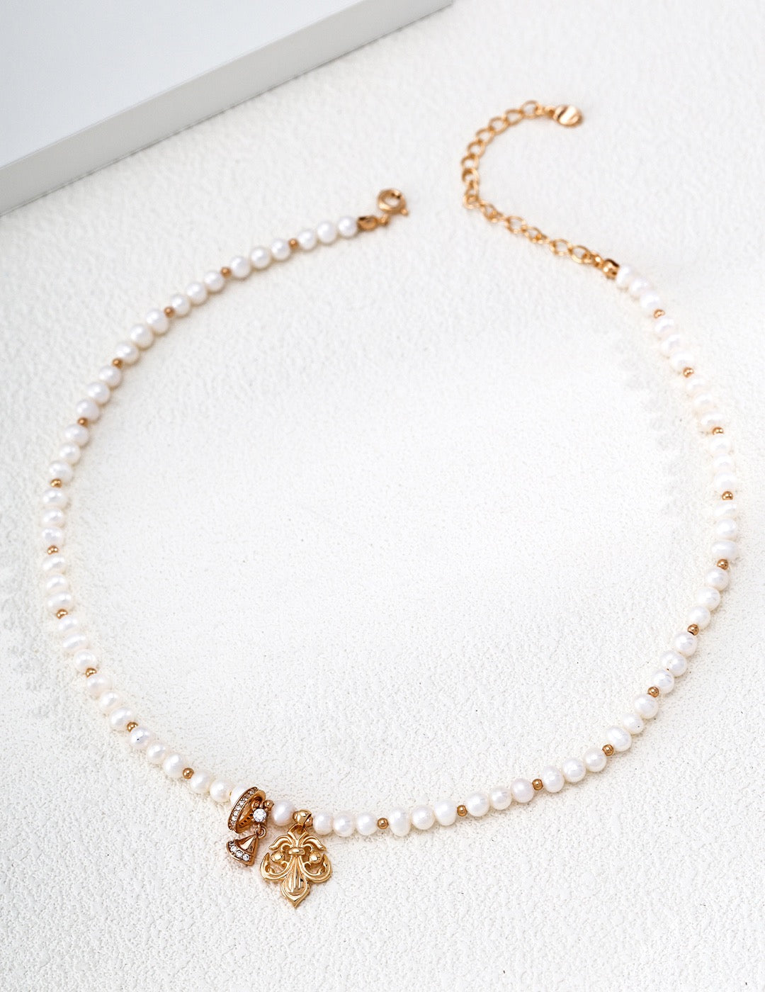 S925 Sterling Silver Natural Pearl Pendant Necklace